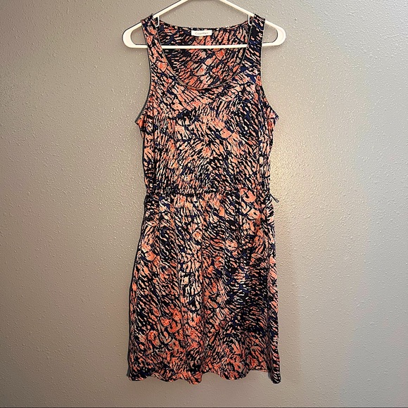 Calvin Klein Dresses & Skirts - Calvin Klein Dress Womens Size Large Diamond Trimmed Pink Blue Faux Wrap Skirt